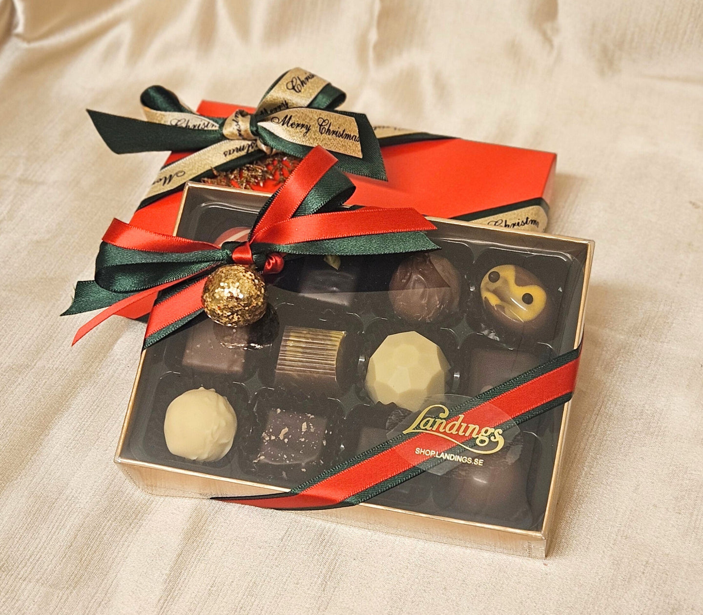 12-bitars lyxig pralinask