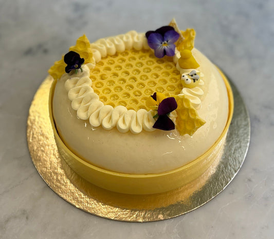 Mandarin- & honungstårta