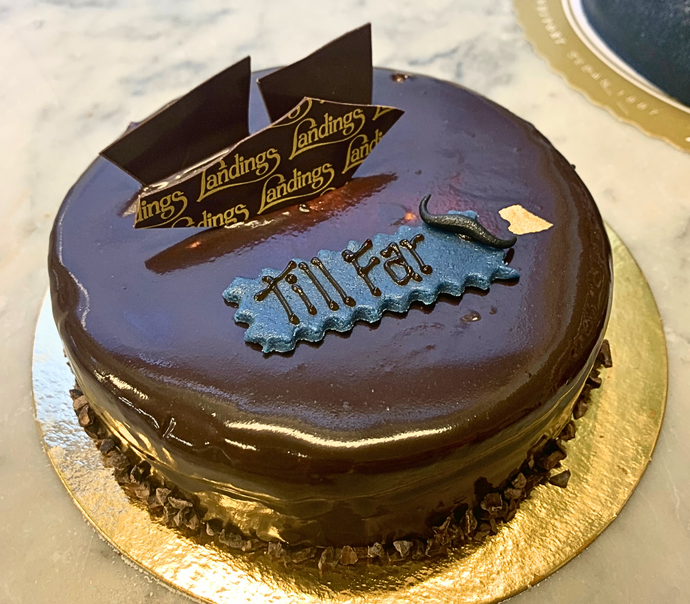 Farsdagstårta - Choklad & vanilj