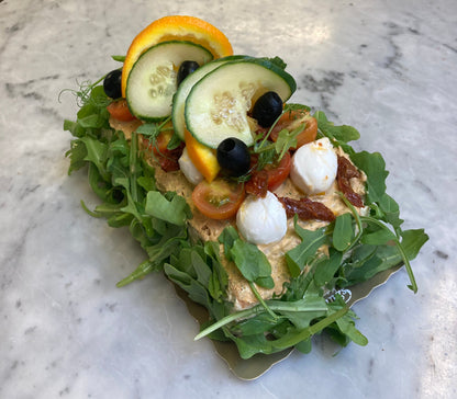 Smörgåstårta, italiensk (vegetarisk)